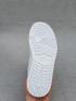 Nike Air Jordan I 1 Retro todo blanco zapatos de baloncesto para hombre
