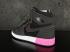 Nike Air Jordan I 1 Retro negro rosa Mujer zapatos de baloncesto 332148-024