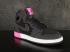 Nike Air Jordan I 1 Retro preto rosa tênis de basquete feminino 332148-024