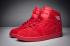 Мужские баскетбольные кроссовки Nike Air Jordan I 1 Retro из оленьей кожи красные