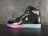Nike Air Jordan I 1 Retro alta nero arcobaleno donna scarpe da basket