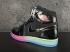 Nike Air Jordan I 1 復古高筒黑色彩虹女式籃球鞋