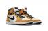 Nike Jordan 1 Retro High OG GG White Black Earth Yellow Basketball Shoes 575441-700