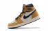 Nike Jordan 1 Retro High OG GG לבן שחור אדמה צהוב נעלי כדורסל 575441-700