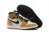Nike Jordan 1 Retro High OG GG White Black Earth Yellow Basketball Shoes 575441-700