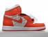 Supreme x Nike Jordan 1 Retro High Wit Oranje Gouden Sterren 555088-121