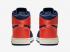 Womens Air Jordan 1 Retro High Blue Void Orange White Shoes AH7389-408