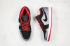 Air Jordan 1 Low Black Tummanharmaa Gym Red Miesten kengät 553558-002