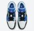 Air Jordan 1 Low Zwart Lichtblauw Witte Schoenen DH0206-400