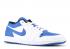 Air Jordan 1 Low Blue White Sport Black Basketball Shoes 553558-104