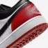 Air Jordan 1 Low Bred Toe 2.0 White Varsity Red White Black 553558-161