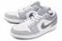 Sepatu Basket Pria Air Jordan 1 Low Cool Grey White 553558-106