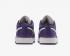 Air Jordan 1 Low GS Negro Corte Púrpura Blanco Negro Zapatos de baloncesto 553560-501