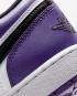 Air Jordan 1 Low GS Court Purple Black White 553560-500