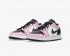 Air Jordan 1 Low GS Light Arctic Pink Blanc Noir Chaussures 554723-601
