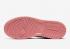 エア ジョーダン 1 ロー GS ピンク クォーツ ダークスモーク グレー ホワイト 554723-016 、靴、スニーカー