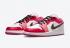 Air Jordan 1 Low GS Pembe Kırmızı Beyaz Pinksicle Balck Ayakkabı 553560-162,ayakkabı,spor ayakkabı