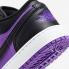 Air Jordan 1 Low GS Purple Venom שחור לבן 553560-505