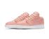 γυναικεία παπούτσια μπάσκετ Air Jordan 1 Low GS White Pink Gold 554723-615