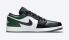 Air Jordan 1 Low Green Toe Blanc Noir Chaussures 553558-371