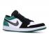 Air Jordan 1 Low Mystic Green Beyaz Siyah 553558-113,ayakkabı,spor ayakkabı