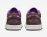 Air Jordan 1 Low Purple Mocha Palomino Wild Berry Wit 553558-215