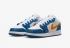 Air Jordan 1 Low SE GS Messy Room French Blue Chatney White Gym Red DR6960-400