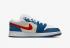 Air Jordan 1 Low SE GS Messy Room French Blue Chatney White Gym Red DR6960-400