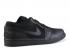 Air Jordan 1 Low Triple Black Chaussures de basket-ball pour hommes 553558-011