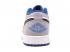 Sepatu Pria Air Jordan 1 Low True Blue Cement Grey Black White 553558-103