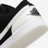 tênis de basquete Air Jordan 1 Low White Black Diamond DH6931-001
