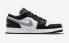 Air Jordan 1 Düşük Beyaz Siyah Orta Gri 553558-040,ayakkabı,spor ayakkabı