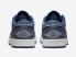 Air Jordan 1 alacsony fehér acélkék cipőt 553558-414