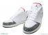 รองเท้าบาสเก็ตบอล Air Jordan 1 Phat Low Cement สีเทาสีขาวสีแดง 338145-162