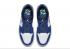Air Jordan 1 Retro Low Insignia kék szürke fekete kosárlabda cipőt 553558-405