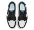 Air Jordan 1 Retro Low OG Siyah Koyu Pudra Mavi Beyaz CZ0790-104,ayakkabı,spor ayakkabı