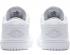 Air Jordan 1 Retro Low Pure Platinum Blanco Zapatos de baloncesto para hombre 553558-109
