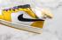 Air Jordan 1 Retro Low Yellow Purple White Black Shoes 553558-100