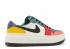 Air Jordan Womens 1 Elevate Low Multicolor Fire Taxi Sail Black Red DX3951-100