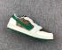 รองเท้า Gucci x Air Jordan 1 Low สีขาว สีน้ำตาล สีเขียว DO5528-011