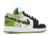 Nike Air Jordan 1 Low Se GS Floral Vivid Altitude Lawendowy Zielony Czarny Biały Mist Gym Czerwony DQ8389-100