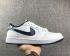 Nike Air Jordan 1 Low White Blue Mens Basketball Shoes 705329-105