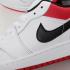 Nike Air Jordan 1 Low White Gym Merah 553560-118