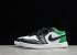 детские кроссовки Nike Air Jordan 1 Retro II Low White Black Green BQ6066-113