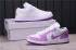 Nike Air Jordan 1 Retro Low Blanc Violet Clair 555112-901