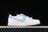 Travis Scott x Fragment Design x Air Jordan 1 Low OG SP Sail White Light Blue BB6588-105