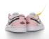 Dame Air Jordan 1 Low White Pink Graffiti Sko 676854-111