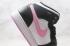 2020 Nike Air Jordan 1 Mid Bianco Nero Leggero Rosa Artico 555112-103