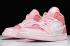 женские кроссовки Air Jordan 1 Mid AJ1 Digital Pink White Pink Foam Sail CW5379 600 2020 года