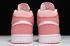 женские кроссовки Air Jordan 1 Mid AJ1 Digital Pink White Pink Foam Sail CW5379 600 2020 года